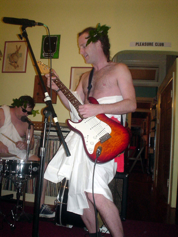 MAXIMVS! plays at Trey's house, February 7, 2004.