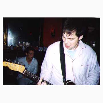 The Sleepy Heads played our first show at the Circle Bar August 6, 2001. David and Zack.