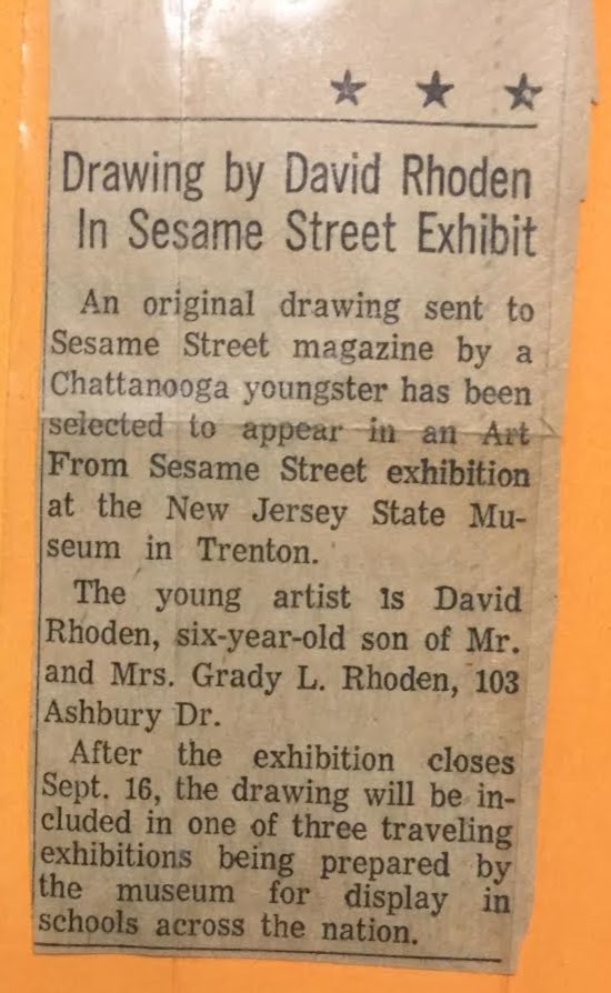 press clipping from chattanooga paper
