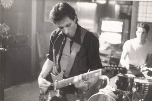 Guitarist of Strychnine 5 at Dale's, Chattanooga, TN 1984