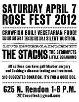 We had a benefit for Lauren's dog Rose.