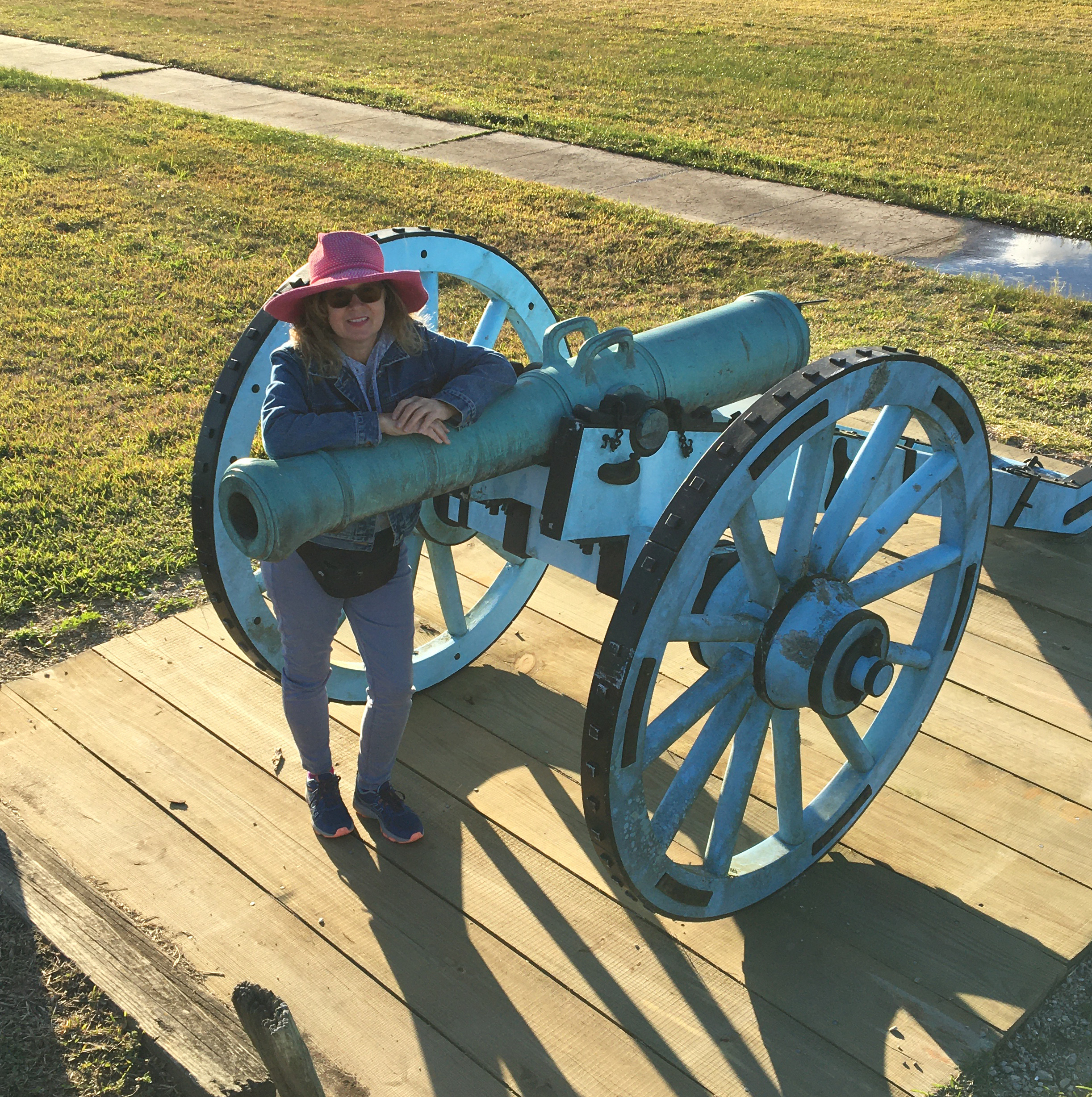Gina and I went to the Chalmette Battlefield.