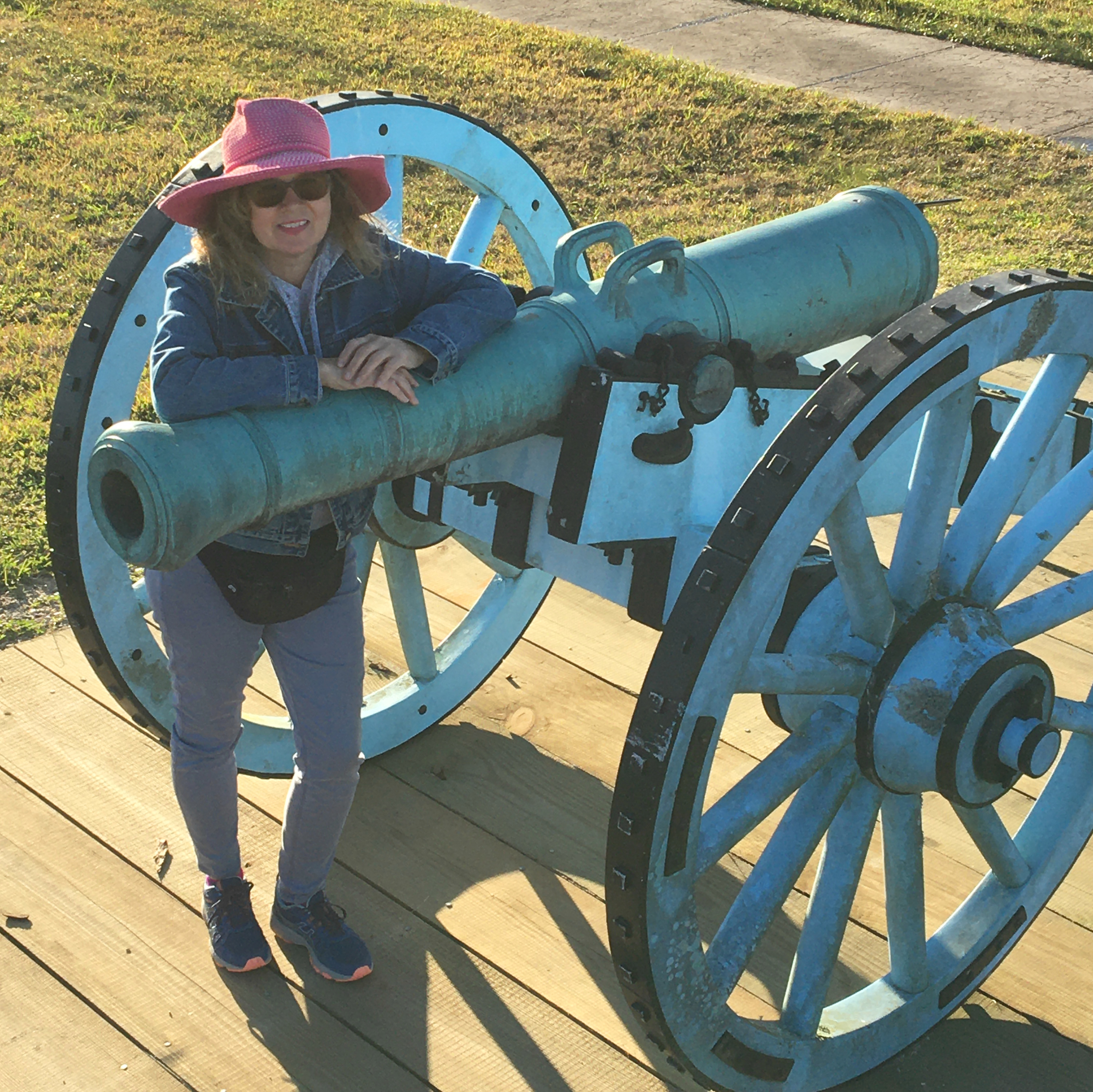 Gina and I went to the Chalmette Battlefield.