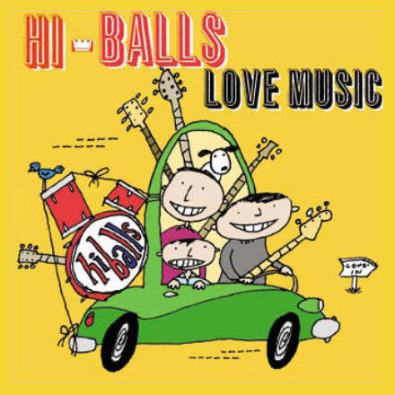 Love Music by The Hi-Balls album cover art