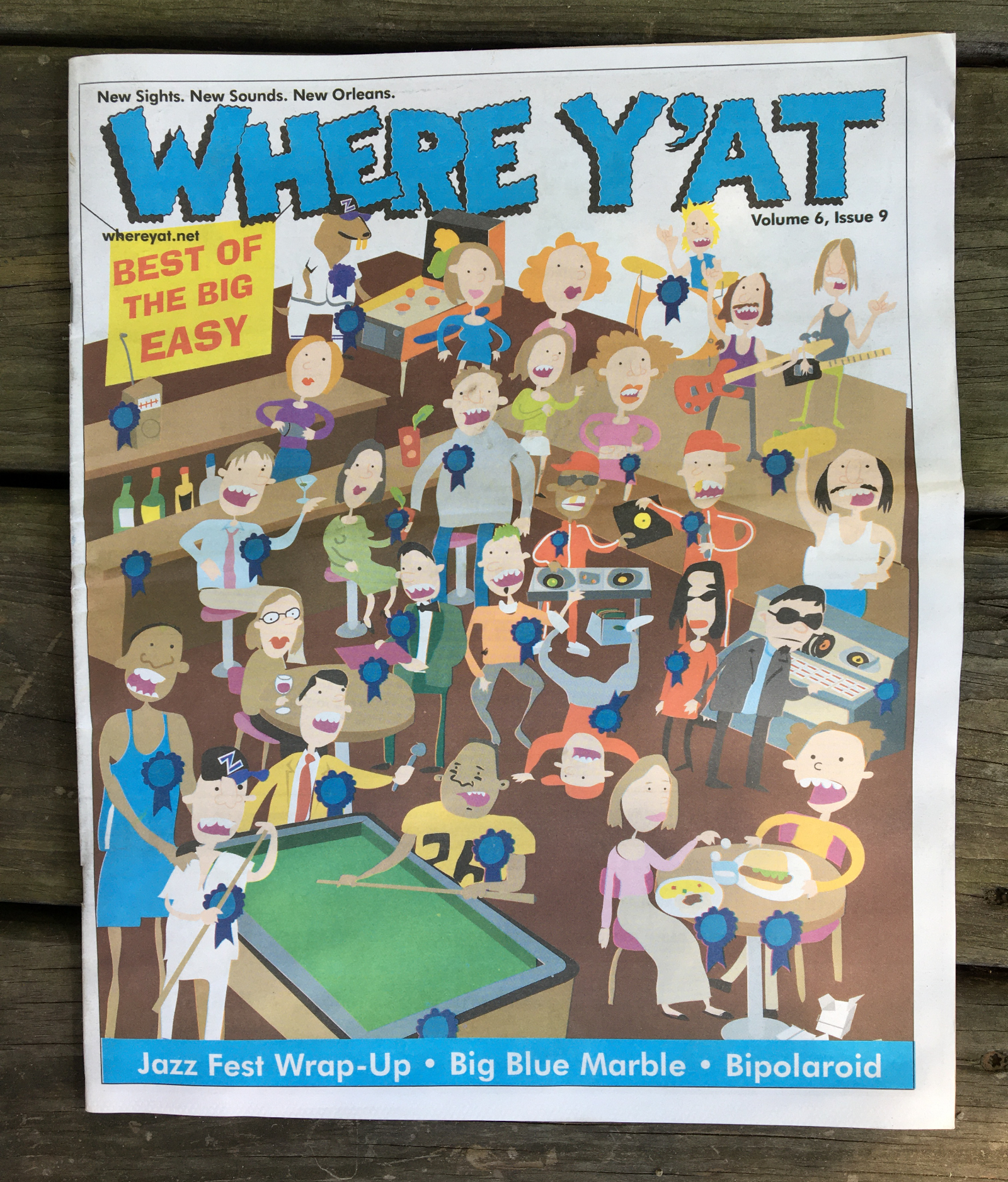 Illustration for Where Y'At? magazine.