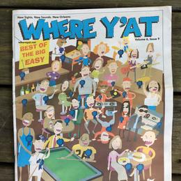 Cover of Where Y'at? magazine, May 2004.