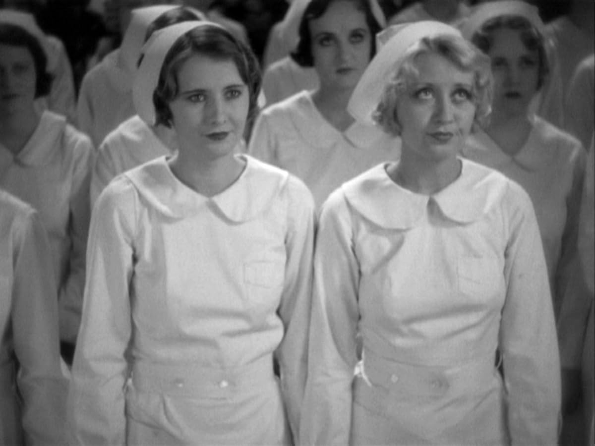 Still from Night Nurse featuring Barbara Stanwyck and Joan Blondell