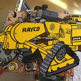 Rayco stumpgrinder painting by David Rhoden