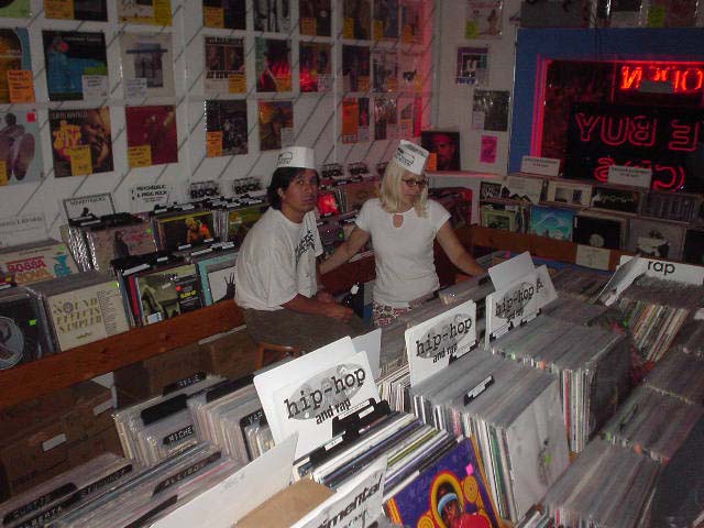 Ka-Nives and All-Night Movers at Sound Exchange, Houston, TX, April 24, 2003.