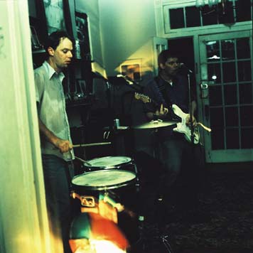 All-Night Movers played at Jeff Pounds house, July 26, 2002.