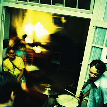 All-Night Movers played at Jeff Pounds house, July 26, 2002.