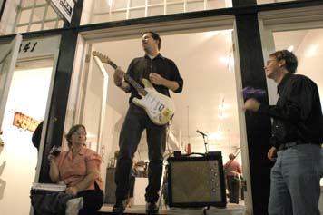 All-Night Movers played at Jonathan Ferrara Gallery on Carondelet Street, October 9, 2002.