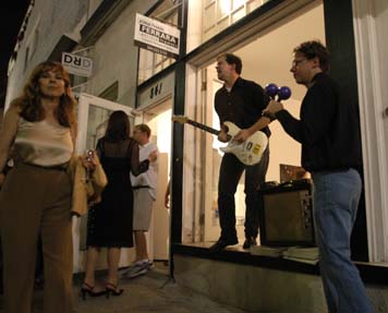 All-Night Movers played at Jonathan Ferrara Gallery on Carondelet Street, October 9, 2002.