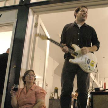 All-Night Movers played at Jonathan Ferrara Gallery on Carondelet Street, October 9, 2002.