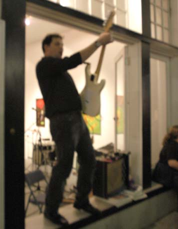 All-Night Movers played at Jonathan Ferrara Gallery on Carondelet Street, October 9, 2002.