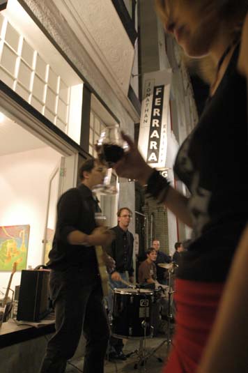 All-Night Movers played at Jonathan Ferrara Gallery on Carondelet Street, October 9, 2002.