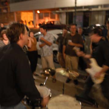 All-Night Movers played at Jonathan Ferrara Gallery on Carondelet Street, October 9, 2002.