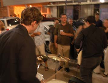 All-Night Movers played at Jonathan Ferrara Gallery on Carondelet Street, October 9, 2002.