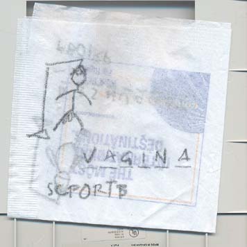 Hangman game resulting in "vagina".