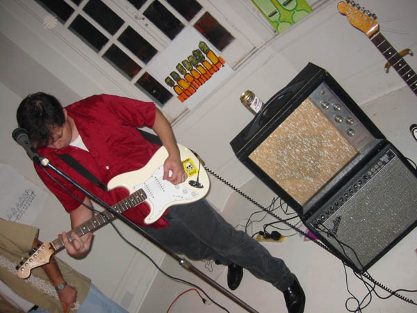 All-Night Movers played a show at Sara Essex's studio on Carondelet street, New Orleans, August 3, 2002.