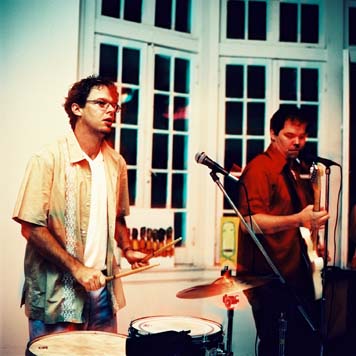 All-Night Movers played a show at Sara Essex's studio on Carondelet street, New Orleans, August 3, 2002.