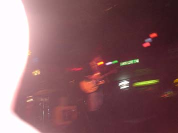Star Bar, blurry photo of a band. January 10, 2003.