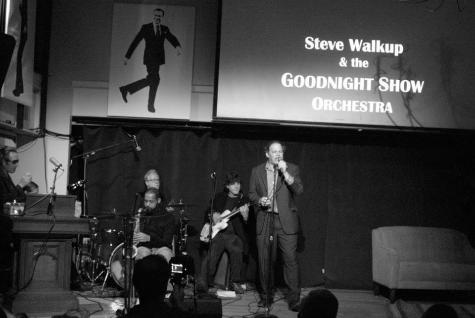 David Rhoden singing on The Goodnight Show