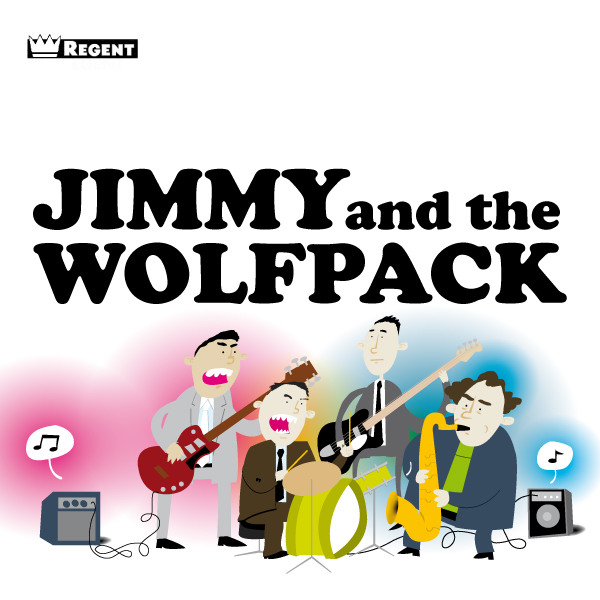 Jimmy and The Wolfpack album cover by Dave Rhoden