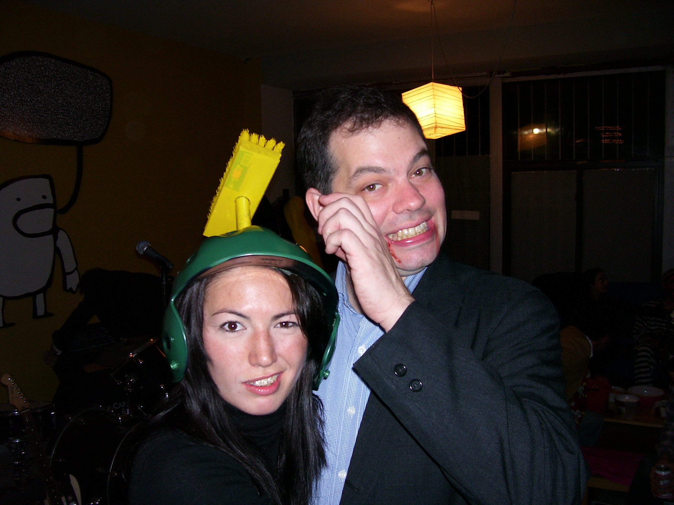 Hallowe'en on Grand Street, David And Jessica