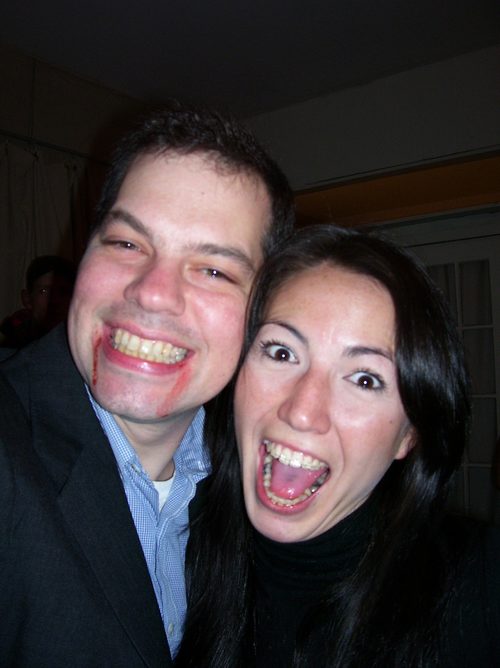 Hallowe'en on Grand Street, David, Jessica