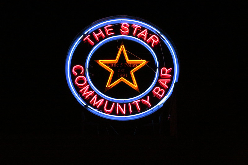 Star Bar Atlanta sign