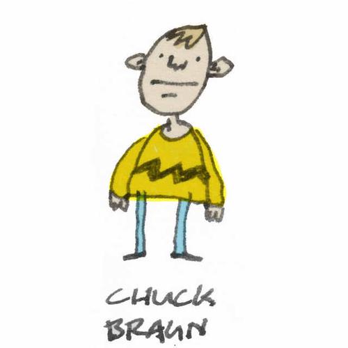 Chuck Braun sketchbook entry by David Rhoden