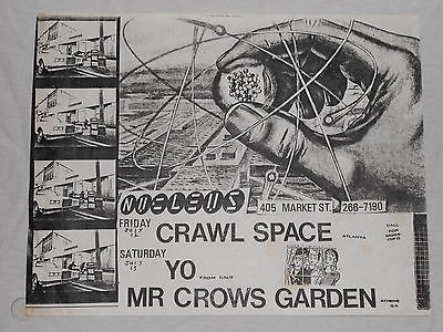 flyer from Mr. Crowe's Garden show