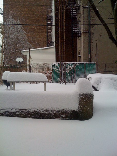 Blizzard in Brooklyn, 181 Irving Avenue, February 26, 2010.