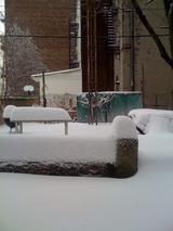 We had a bit of a blizzard.