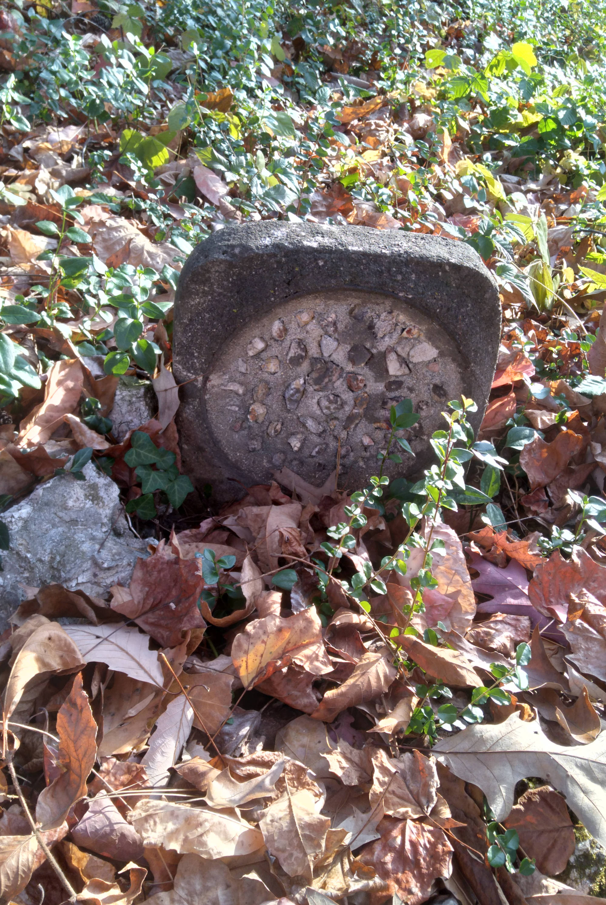 Strange gravestone.  Buck Knob Cemetery, Dartmouth Street, Chattanooga, Tennessee.