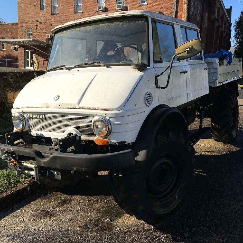 Unimog parked on Summer Street in North Chattanooga