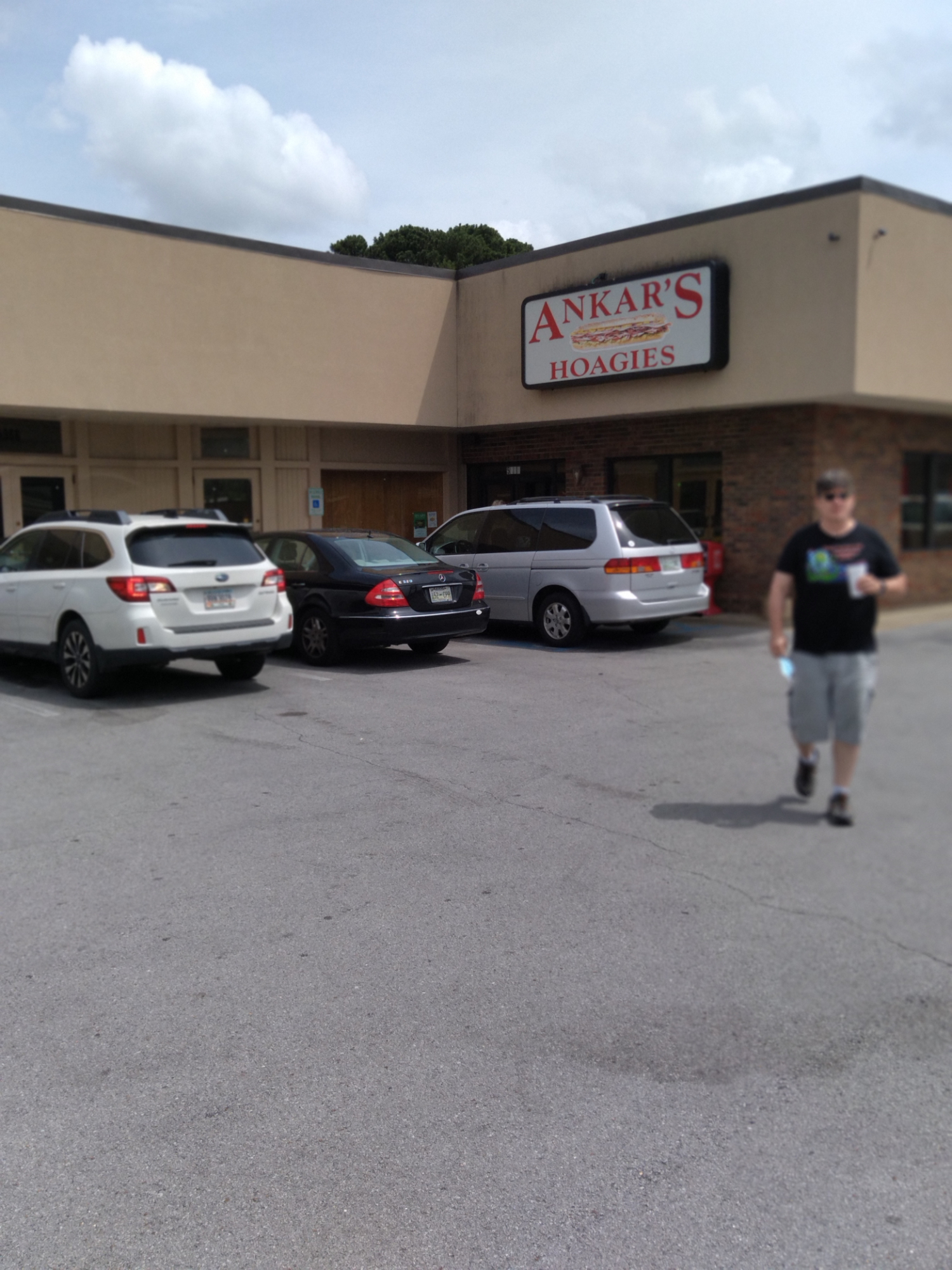 Trey outside Ankar's.