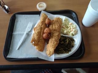 I got a catfish plate at Uncle Larry's in Chattanooga.