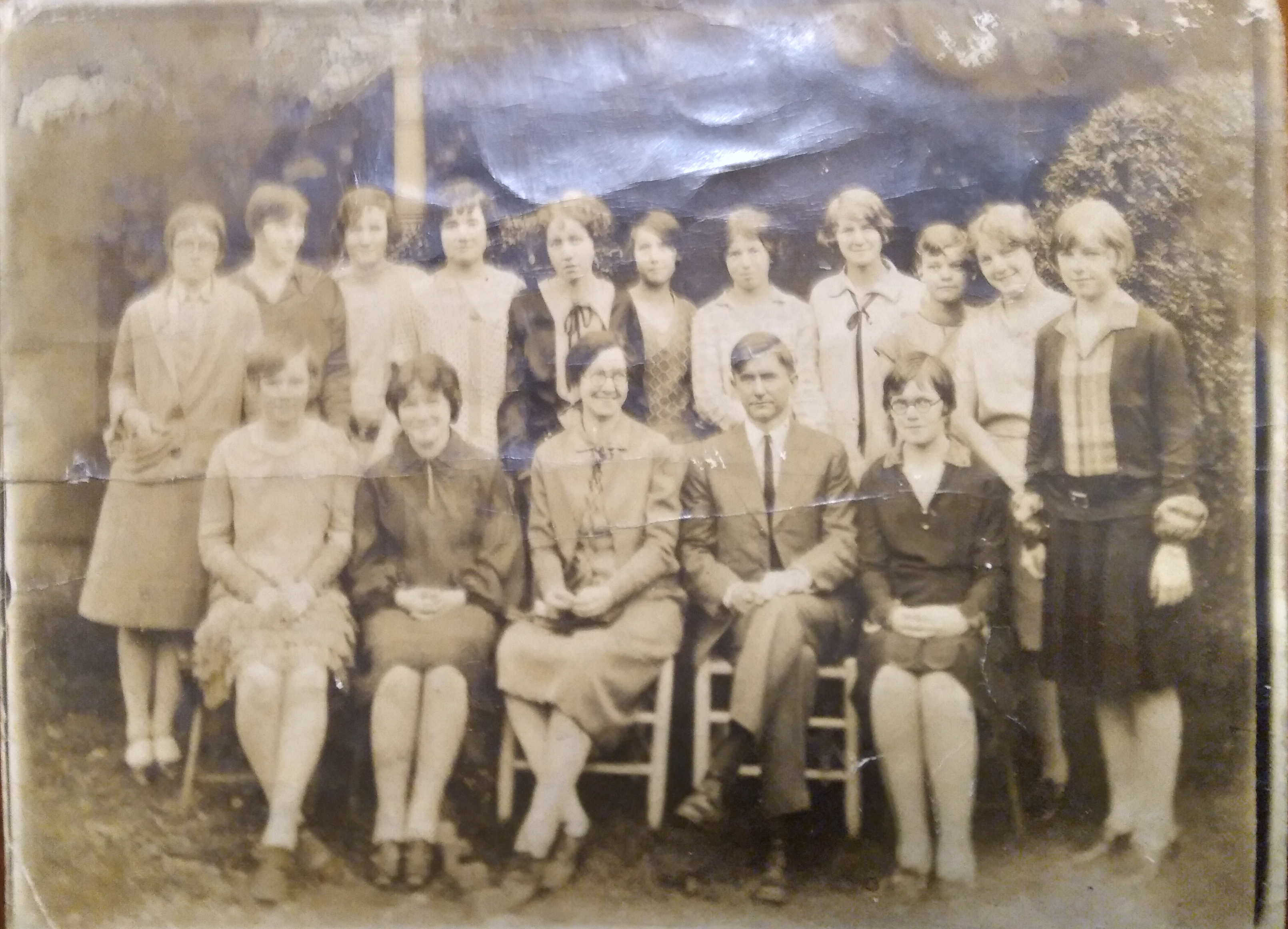 My grandmother's Bible class, 1928.