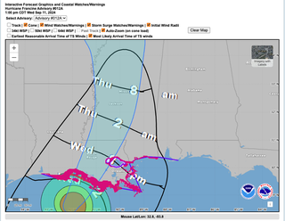 We waited for Hurricane Francine.