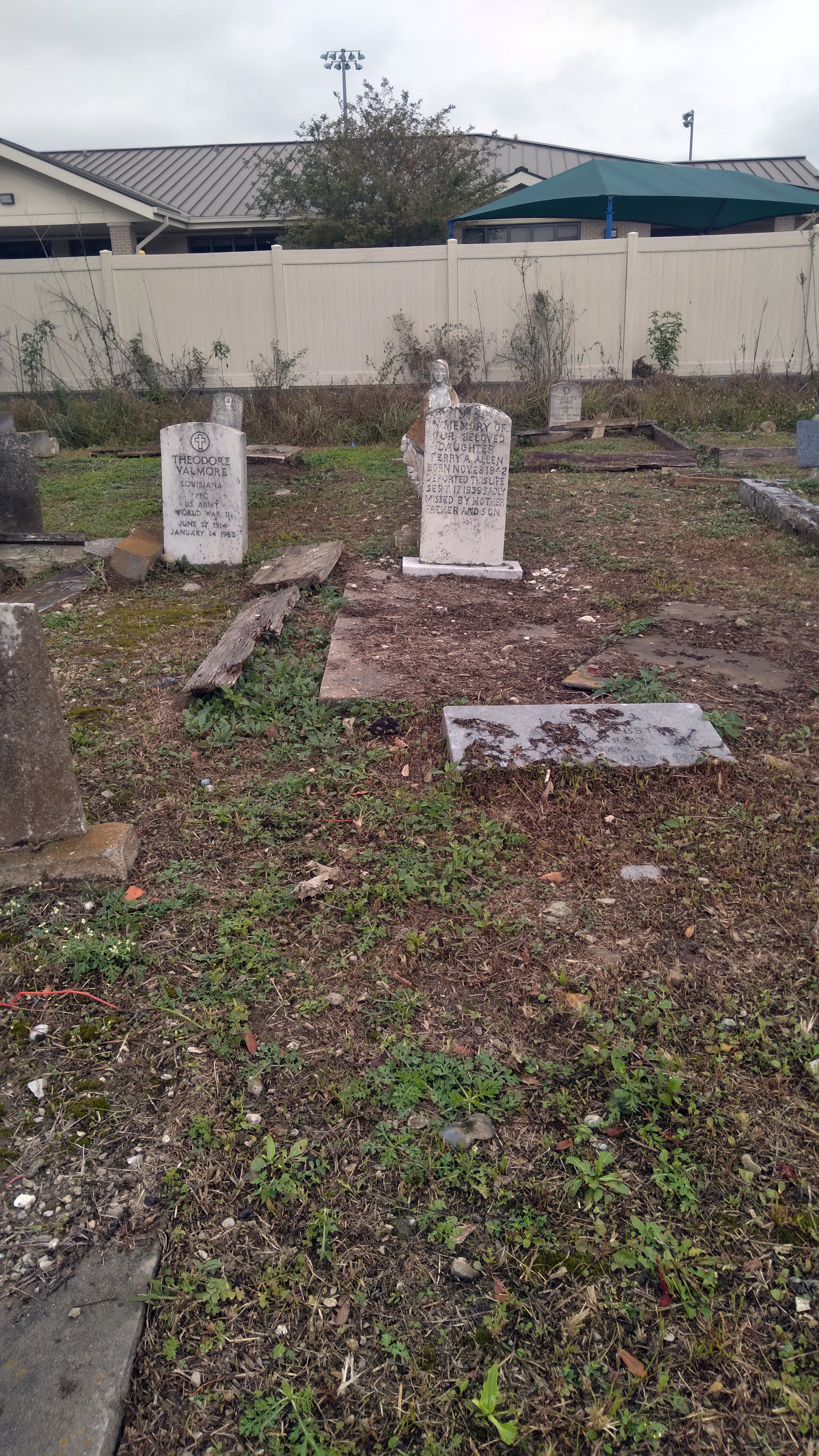 With Gina Phillips at Holt Cemetery in New Orleans