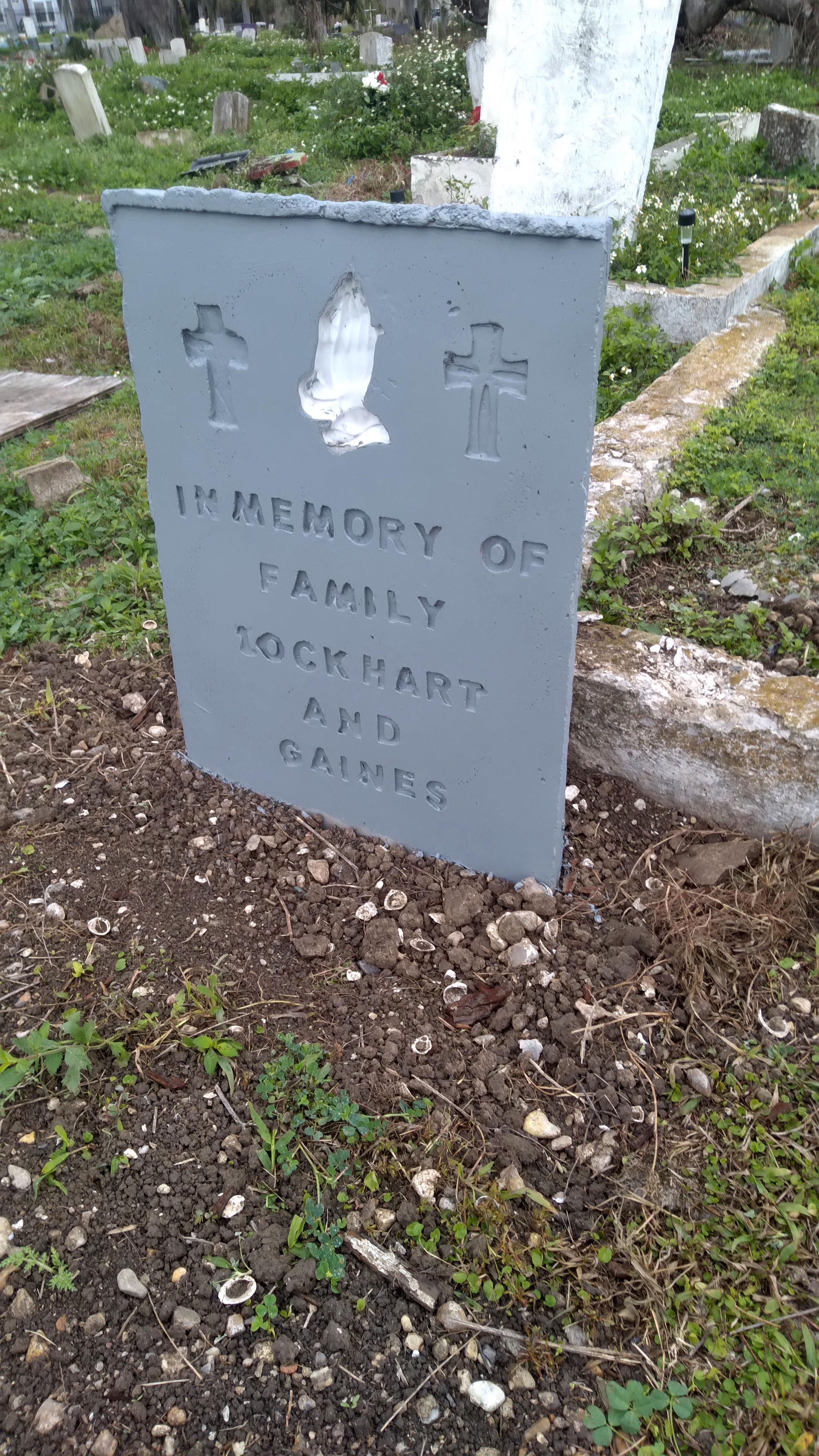 With Gina Phillips at Holt Cemetery in New Orleans