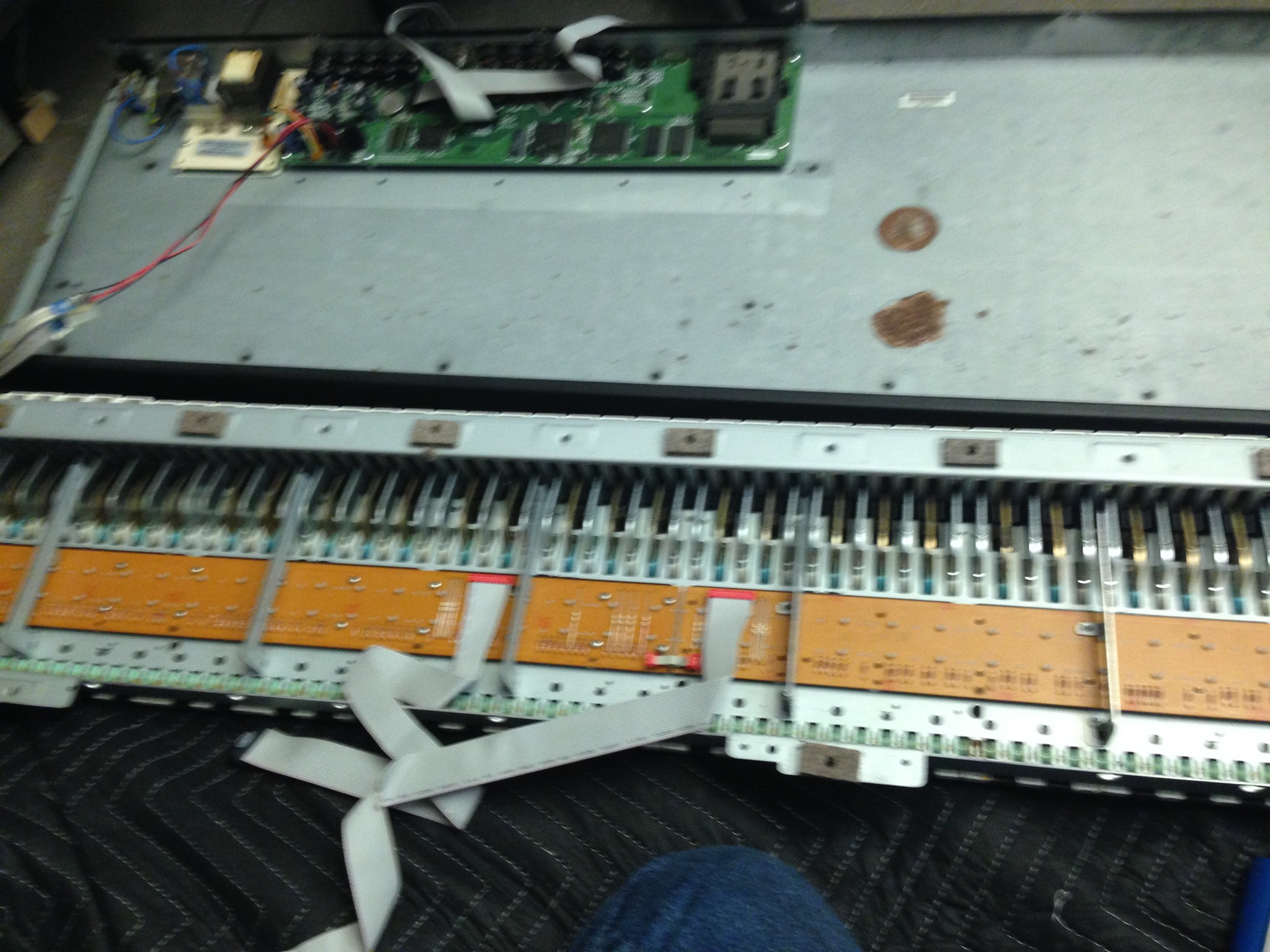 keyboard opened up