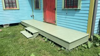 I painted my front porch.