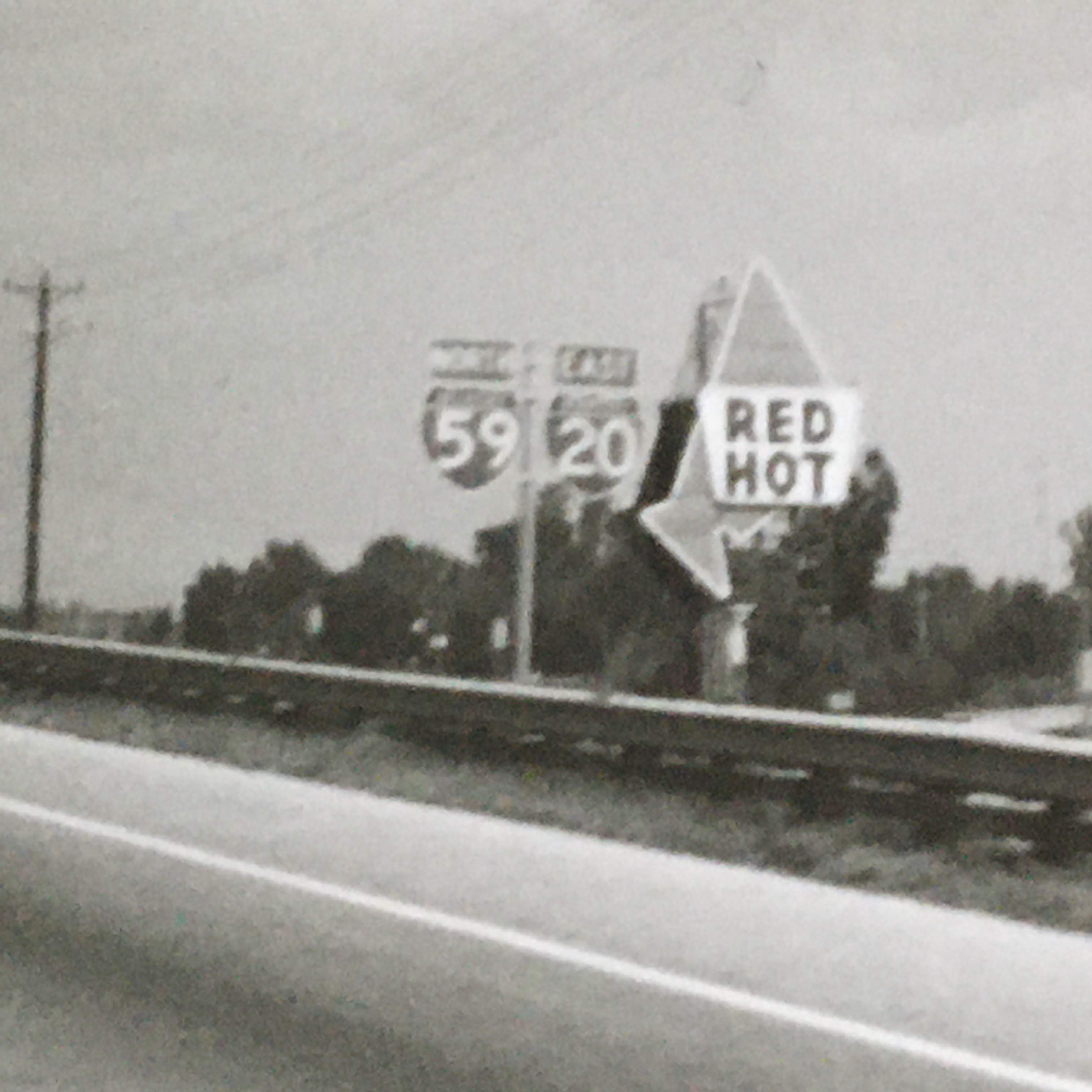 Red Hot sign in Laurel