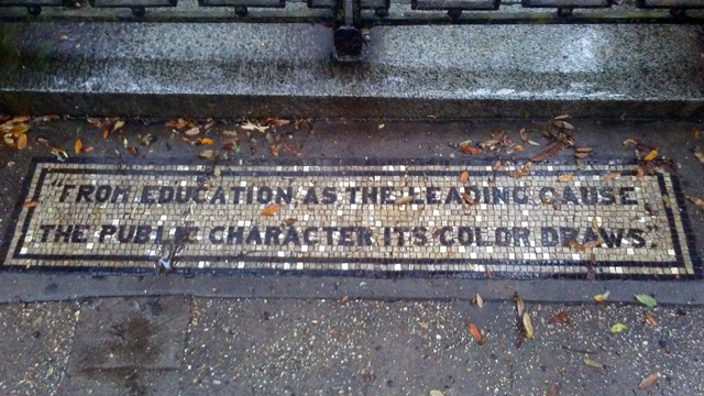 tiles spelling From education as it's leading cause, The public character its color draws.