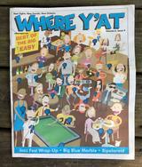 i did the cover illustration for Where Y'At magazine.
